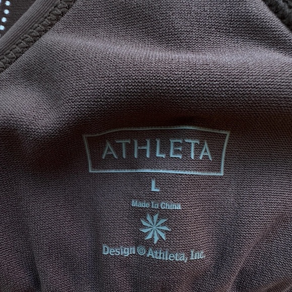 ATHLETA | SHOREBREAK SWIM DRESS LIKE NEW BROWN & PINK PAISLEY | LARGE - Picture 11 of 11
